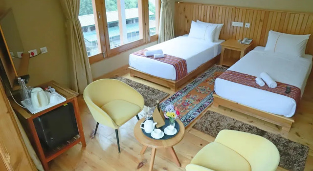 Habitación doble De lujo con balcón Cholay khangzang