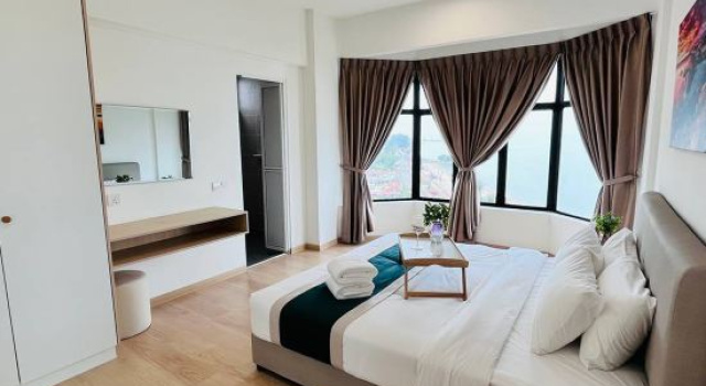 Люкс Premium с 2 комнатами с видом на море Mutiara Melaka Beach Resort by MWH