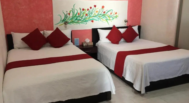 Standardowy czteroosobowy pokój Villa Mont