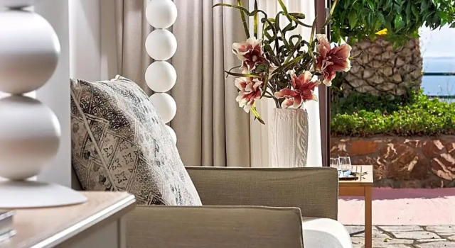 Номер Deluxe с балконом и с видом на море Glavas Inn Hotel