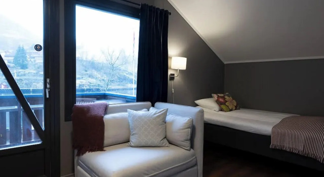 Двухместный номер Economy с балконом Flåmsbrygga Hotel