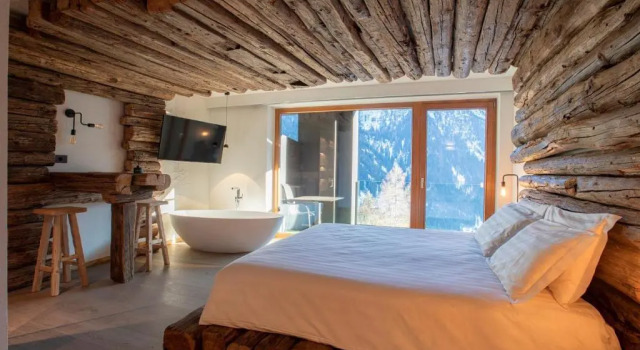 Двухместный номер Standard с видом на горы Hotel Chalet Al Foss