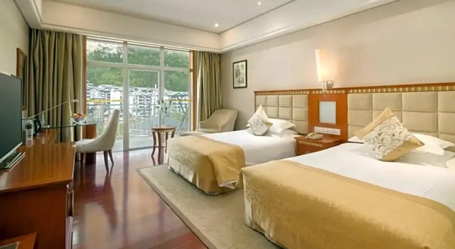 Двухместный номер Deluxe с красивым видом из окна Qinghe Jin Jiang International Hotel