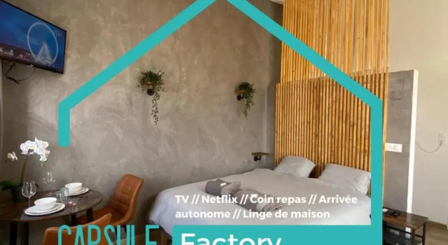 Студия Roubaix Lille private shower & Netflix