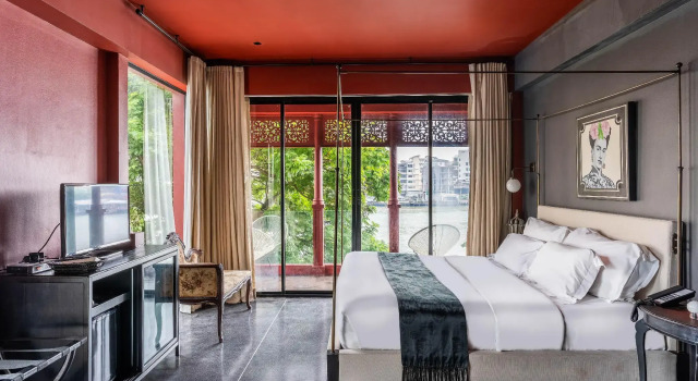 Номер Deluxe с видом на реку Amdaeng Bangkok Riverside Hotel