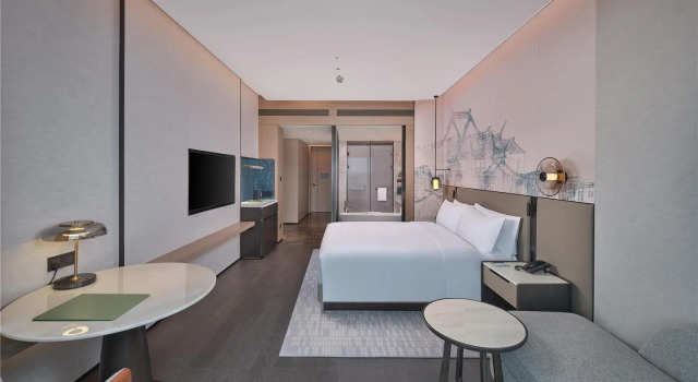 Номер Standard с видом на реку Hilton Huizhou