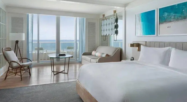 Номер с частичным видом на океан The Ritz-Carlton, Fort Lauderdale