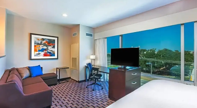 Двухместная студия с видом на город Residence Inn by Marriott Austin Northwest/The Domain Area