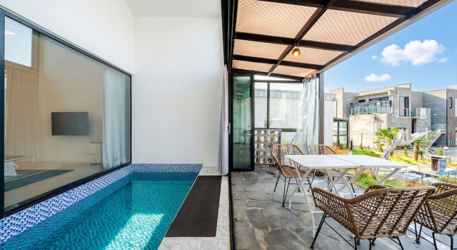 Номер Standard c 1 комнатой с балконом Gyeongju heybreeze Pool Villa