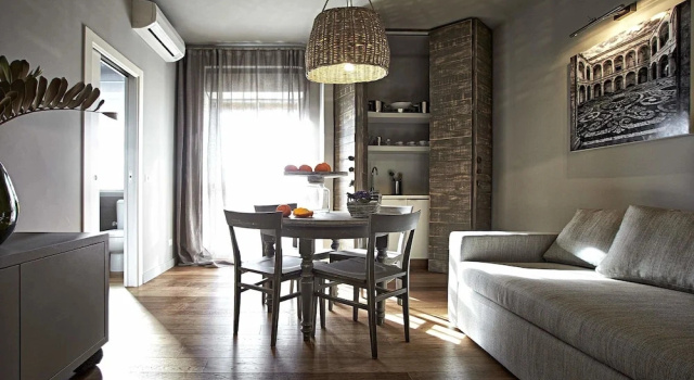 Четырёхместный люкс Superior c 1 комнатой с видом на город Ferrini Home - Piazza Trento