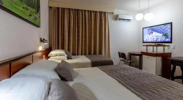 Трёхместный номер Standard Aguas do Iguaçu Hotel Centro