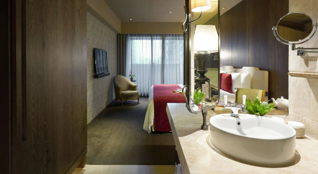 O podwyższonym standardzie dwuosobowy pokój PALAIS de Chine Hotel