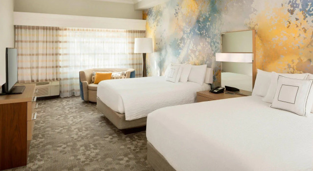 Четырёхместный номер Standard Courtyard Palo Alto Los Altos