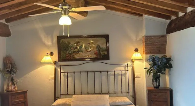 Номер Royal с балконом и с видом на горы Historic Farmhouse Casa Del Chiodo