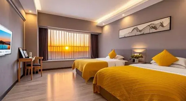 Кровать в общем номере Yinghuo Dianjing Concept Apartment