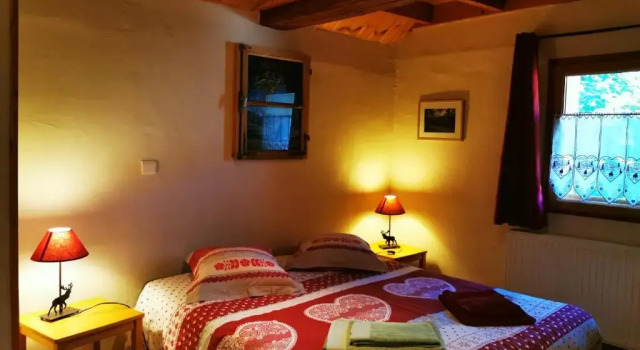 Трёхместный номер Standard с видом на горы Gîte d'Etape Auberge de l'Ardoisière