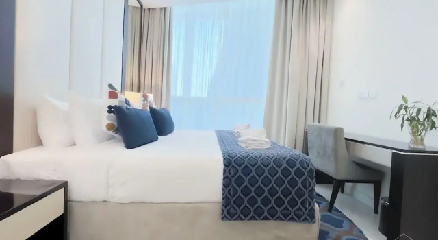 Cozy 1b With Balcony in Business Bay, Забронировать Апартаменты/квартира Дубай Эмират Дубай, рядом с Дубайский аквариум