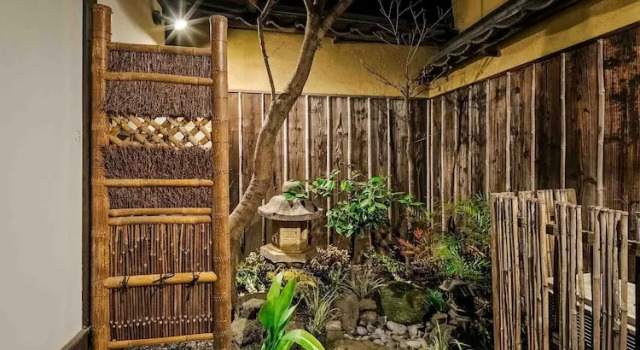 Коттедж с 2 комнатами с видом на сад Hatoba an Machiya House