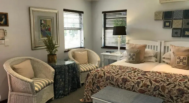 Luxo quarto The Crown Guesthouse