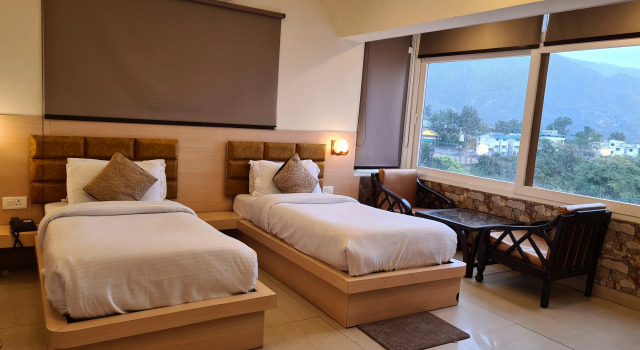 Двухместный номер Deluxe Hotel Rajpur Heights