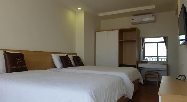 Трёхместный номер Deluxe с видом на море Galaxy Hotel