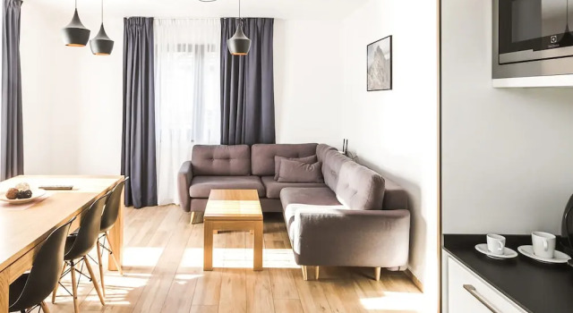 Апартаменты Deluxe с 2 комнатами с балконом Apartamenty Forma Tatrica