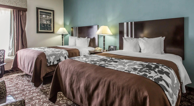 Четырёхместный номер Standard Sleep Inn & Suites West Medical Center