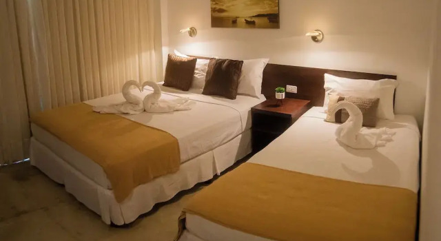 Трёхместный номер Standard с видом на сад Posada Libert Hotel