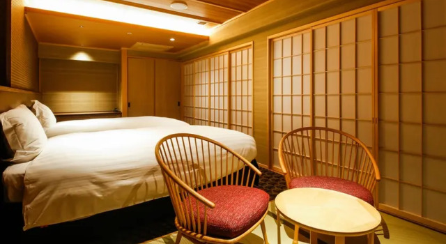 Номер Deluxe The Shiroyama Terrace Tsuyama Villa