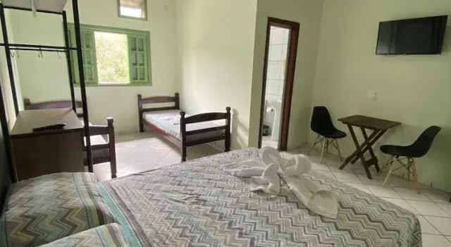 Четырёхместный номер Deluxe Pousada Meraki Beach