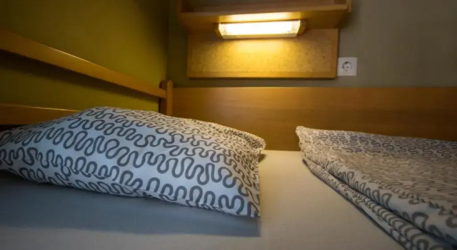 Кровать в общем номере Treestyle Hostel