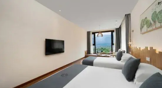 Семейный люкс с красивым видом из окна Jiuhua Mountain Leisure House