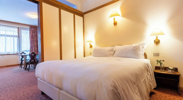 Двухместный номер Superior с видом на горы Hotel Alaska Cortina