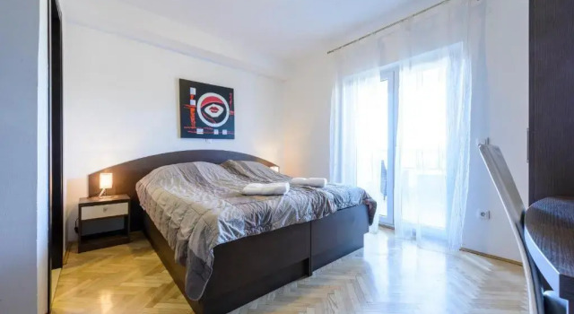 Студия с балконом и с видом на море Apartments Niko