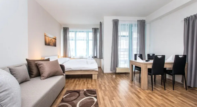 Апартаменты c 1 комнатой с балконом Terrace Hotel Prague