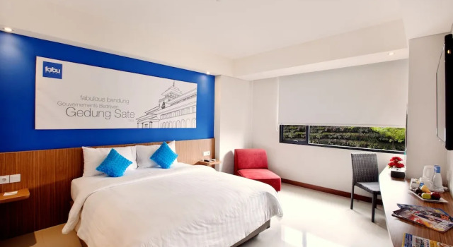 Camera Deluxe con vista sulla città Fabu Hotel Bandung