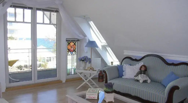Апартаменты с балконом и с частичным видом на море Haus Anholt