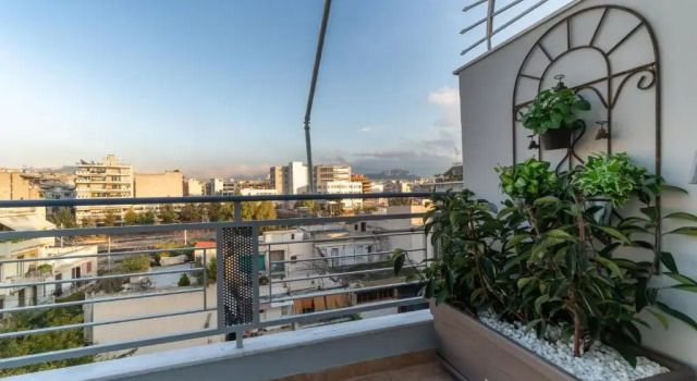 Номер Standard с видом на город Alekos Apartments 1