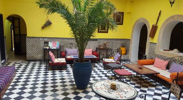 Hotel Sidi Magdoul, Buchen Sie Pension Hotels in Essaouira mit Frühstück, Frühstück