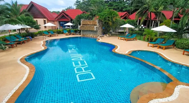 Бунгало Deluxe с частичным видом на море Dream Team Beach Resort
