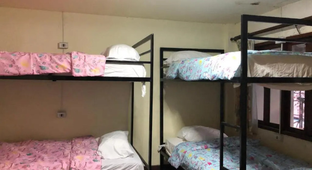 Кровать в общем номере Dikachaya Hostel