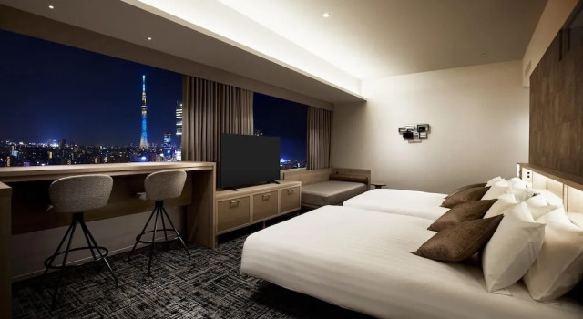 Двухместный номер Deluxe Premium Tower View Lotte City Hotel Kinshicho