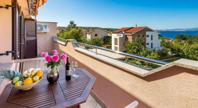 Апартаменты с 2 комнатами с видом на море Villa Romana and Tea