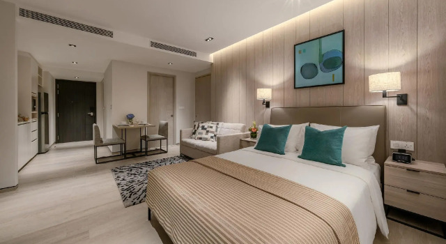 Апартаменты Deluxe с 2 комнатами Le Grove Serviced Residences