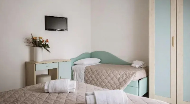 Трёхместный номер Standard с частичным видом на море Hotel Belvedere Rimini