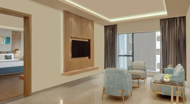 Двухместный люкс Premium с видом на город The Fern Residency Bengaluru, Seshadripuram, Series by Marriott