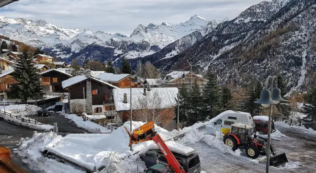 Студия с видом на горы Residence Les Myosotis