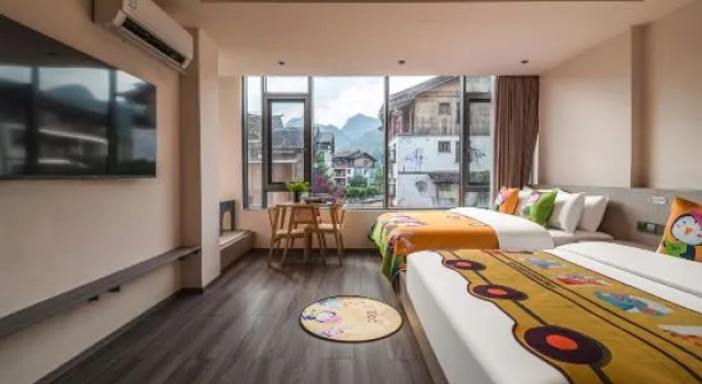 Семейный тент Yue Yunjing | SUNNY HOUSE Vacation Apartment (Libo Xiaoqikong East Gate Ticket Hall)
