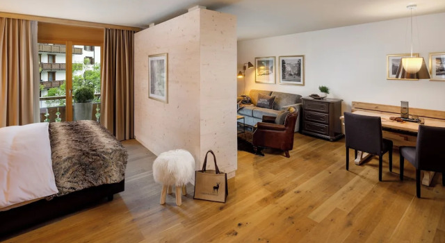 Студия Superior с балконом Hotel Piz Buin Klosters