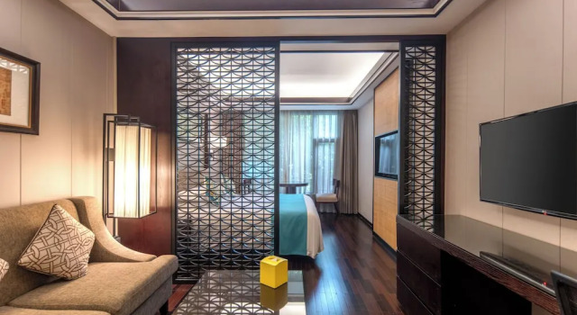 Номер Business с видом на сад SSAW Boutique Hotel Hangzhou West Lake